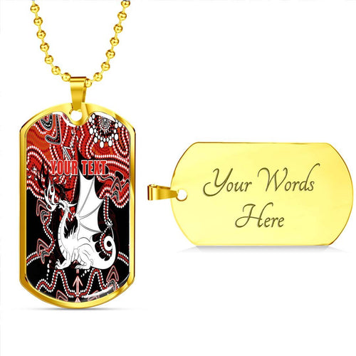 Vibe Hoodie Dog Tag - (Custom) St. George Illawarra Dragons Indigenous Limited Edition - Rugby Team Dog Tag