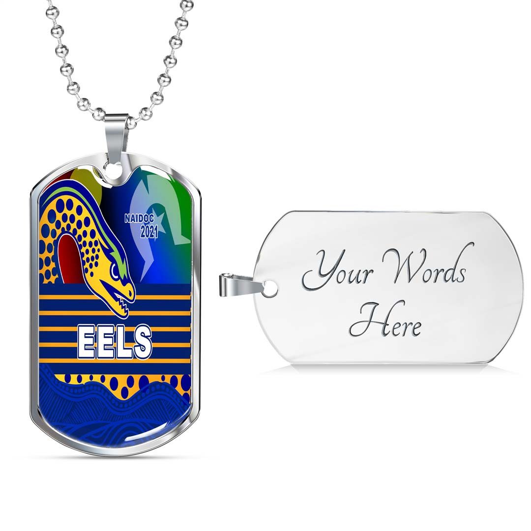 Vibe Hoodie Dog Tag - Parramatta Eels Indigenous Naidoc 2021 - Rugby Team Dog Tag