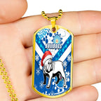 Vibe Hoodie Dog Tag - Canterbury-Bankstown Bulldogs Christmas - Rugby Team Dog Tag