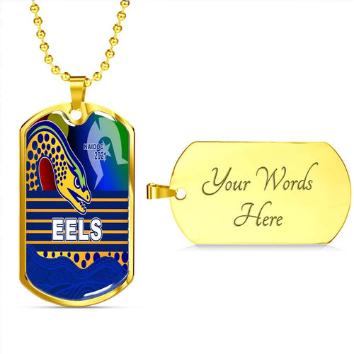 Vibe Hoodie Dog Tag - Parramatta Eels Indigenous Naidoc 2021 - Rugby Team Dog Tag