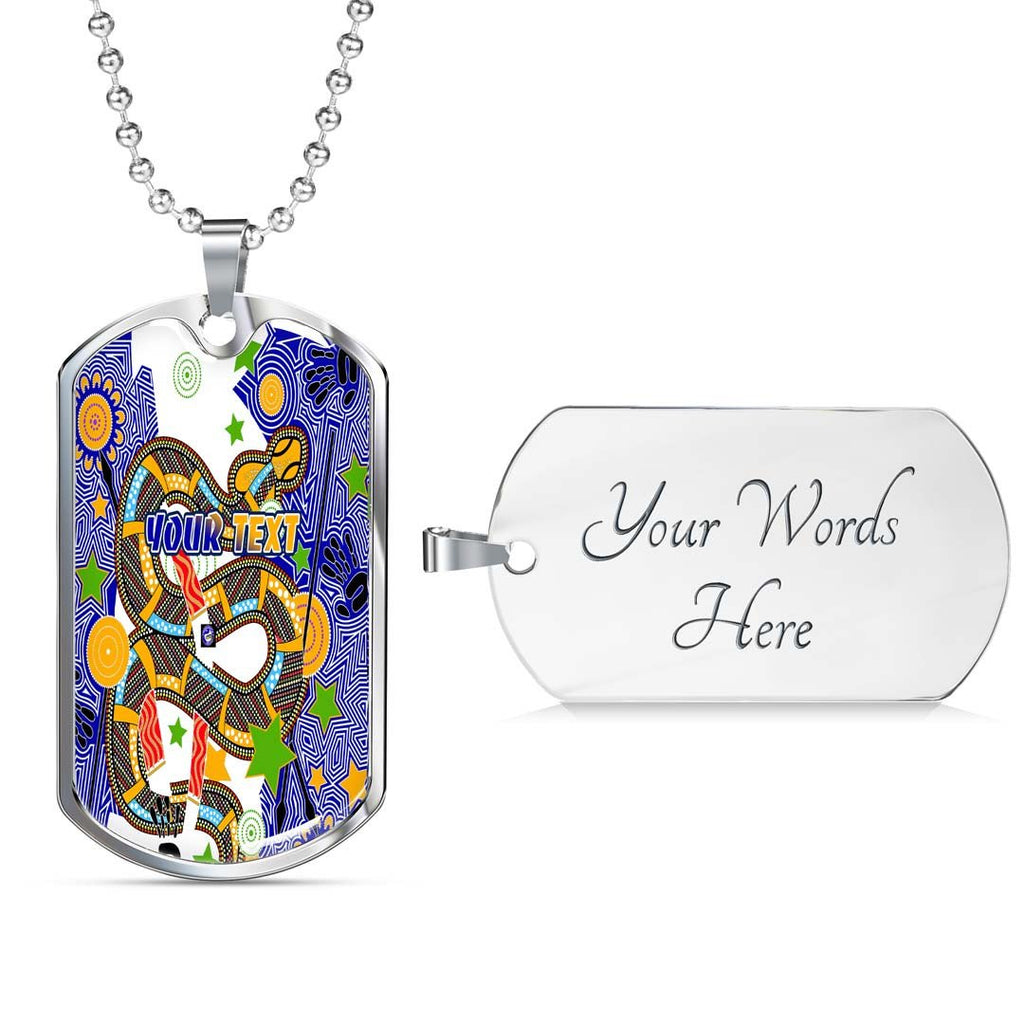 Vibe Hoodie Dog Tag - (Custom) Parramatta Eels Indigenous - Rugby Team Dog Tag
