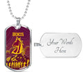 Vibe Hoodie Dog Tag - Brisbane Broncos Indigenous Anzac day - Rugby Team Dog Tag