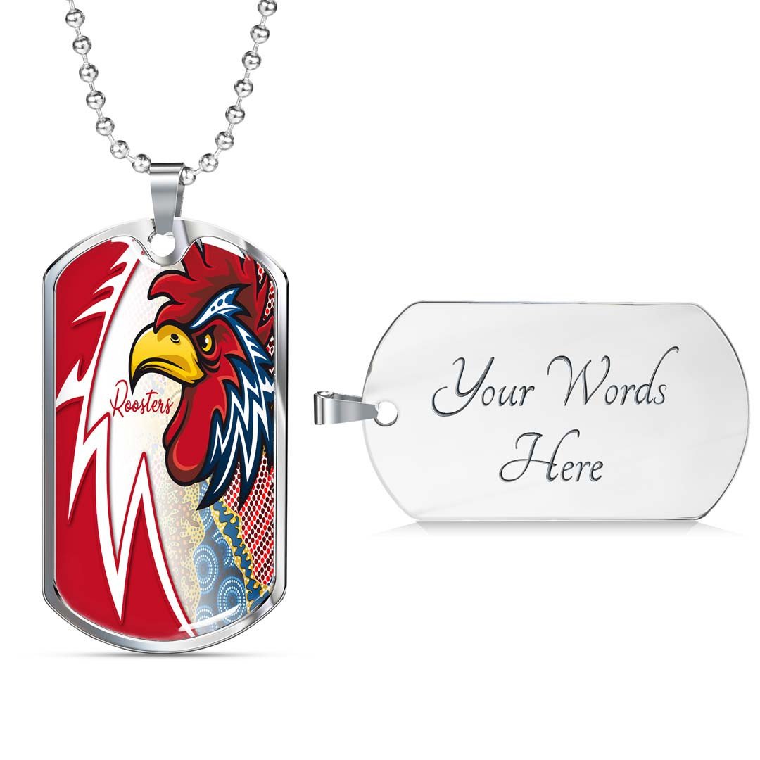 Vibe Hoodie Dog Tag - Sydney Roosters Indigenous - Rugby Team Dog Tag