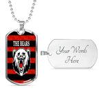 Vibe Hoodie Dog Tag - North Sydney Bears Special Style - Rugby Team Dog Tag