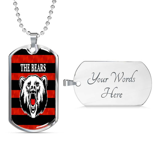 Vibe Hoodie Dog Tag - North Sydney Bears Special Style - Rugby Team Dog Tag