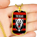 Vibe Hoodie Dog Tag - North Sydney Bears Special Style - Rugby Team Dog Tag