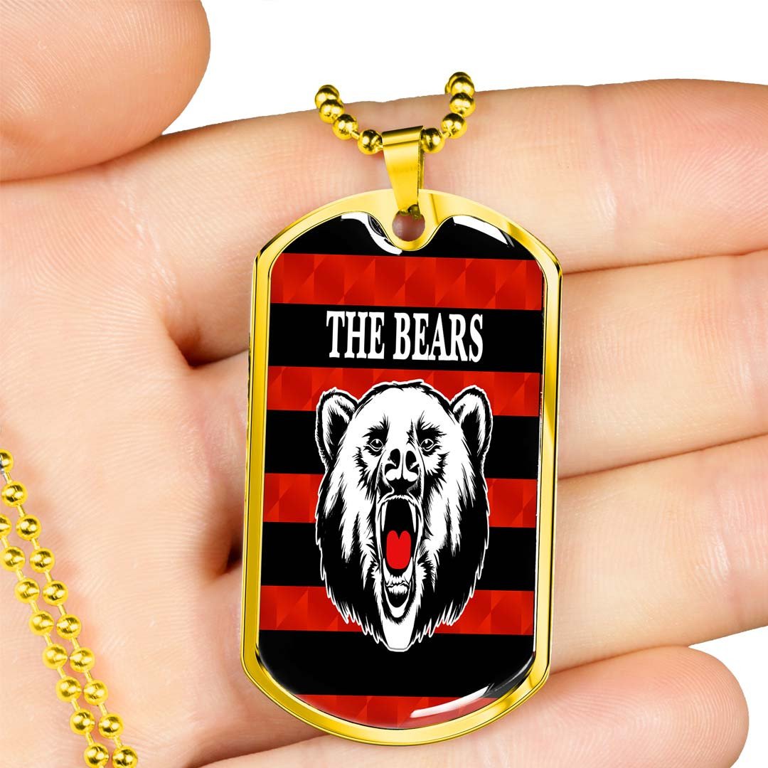 Vibe Hoodie Dog Tag - North Sydney Bears Special Style - Rugby Team Dog Tag