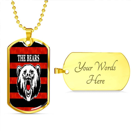 Vibe Hoodie Dog Tag - North Sydney Bears Special Style - Rugby Team Dog Tag