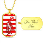Vibe Hoodie Dog Tag - (Custom) Newcastle Rebels Rugby Dog Tag