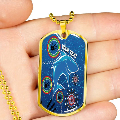 Vibe Hoodie Dog Tag - (Custom) Cronulla-Sutherland Special Indigenous - Rugby Team Dog Tag