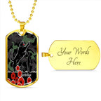 Vibe Hoodie Dog Tag - Penrith Panthers Anzac Day Camo - Rugby Team Dog Tag