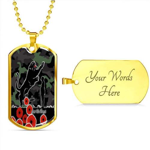 Vibe Hoodie Dog Tag - Penrith Panthers Anzac Day Camo - Rugby Team Dog Tag