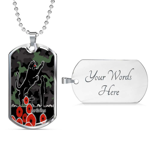 Vibe Hoodie Dog Tag - Penrith Panthers Anzac Day Camo - Rugby Team Dog Tag