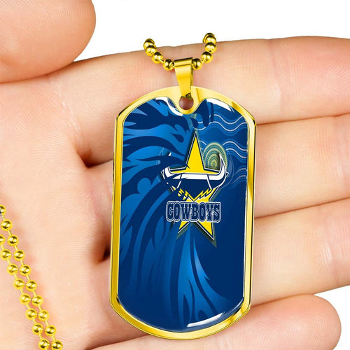 Vibe Hoodie Dog Tag - North Queensland Cowboys - Rugby Team Dog Tag