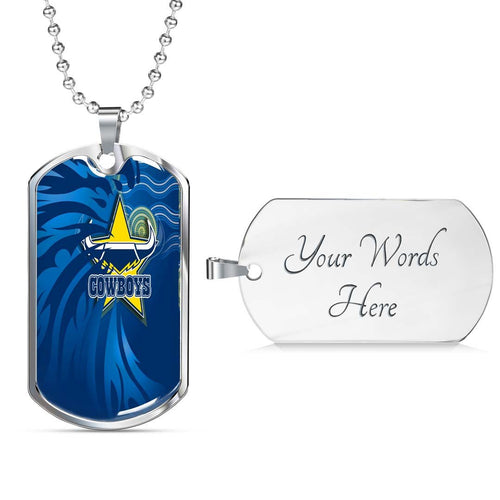 Vibe Hoodie Dog Tag - North Queensland Cowboys - Rugby Team Dog Tag