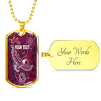 Vibe Hoodie Dog Tag - (Custom) Manly-Warringah Sea Eagles Indigenous & Camouflage - Rugby Team Dog Tag