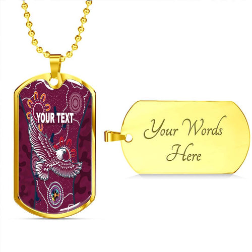 Vibe Hoodie Dog Tag - (Custom) Manly-Warringah Sea Eagles Indigenous & Camouflage - Rugby Team Dog Tag