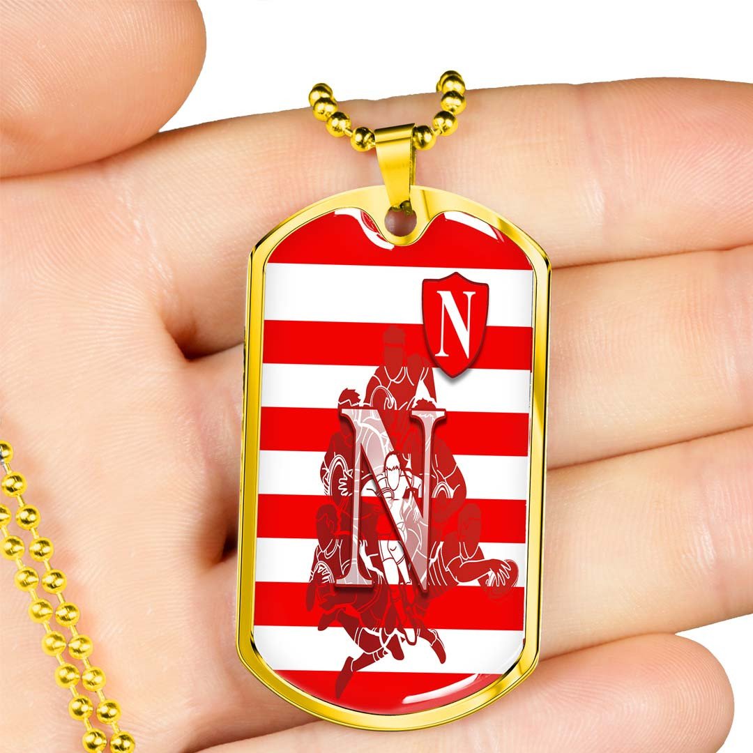 Vibe Hoodie Dog Tag - (Custom) Newcastle Rebels Rugby Dog Tag