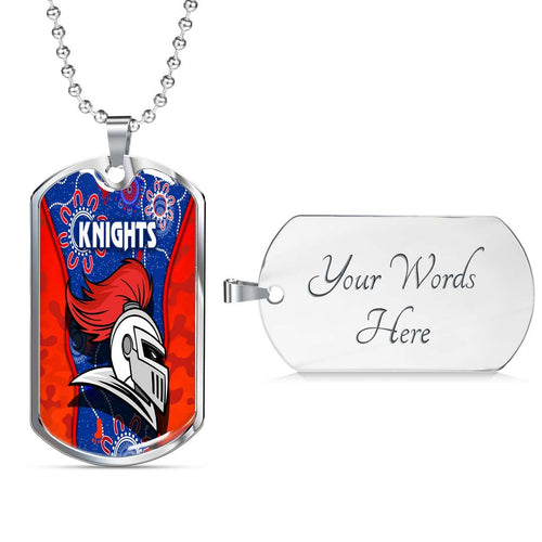 Vibe Hoodie Dog Tag - Newcastle Knights Aboriginial - Rugby Team Dog Tag
