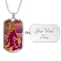 Vibe Hoodie Dog Tag - (Custom) Brisbane Broncos Indigenous Version 2.0 - Rugby Team Dog Tag