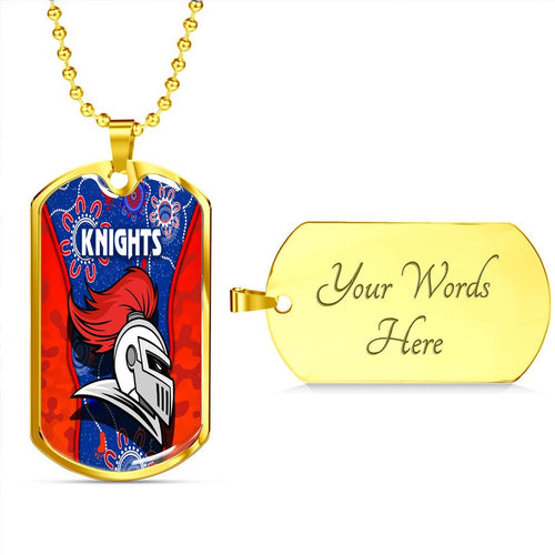 Vibe Hoodie Dog Tag - Newcastle Knights Aboriginial - Rugby Team Dog Tag