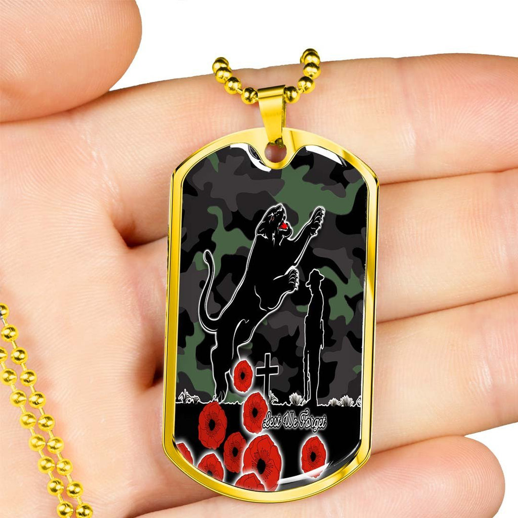 Vibe Hoodie Dog Tag - Penrith Panthers Anzac Day Camo - Rugby Team Dog Tag