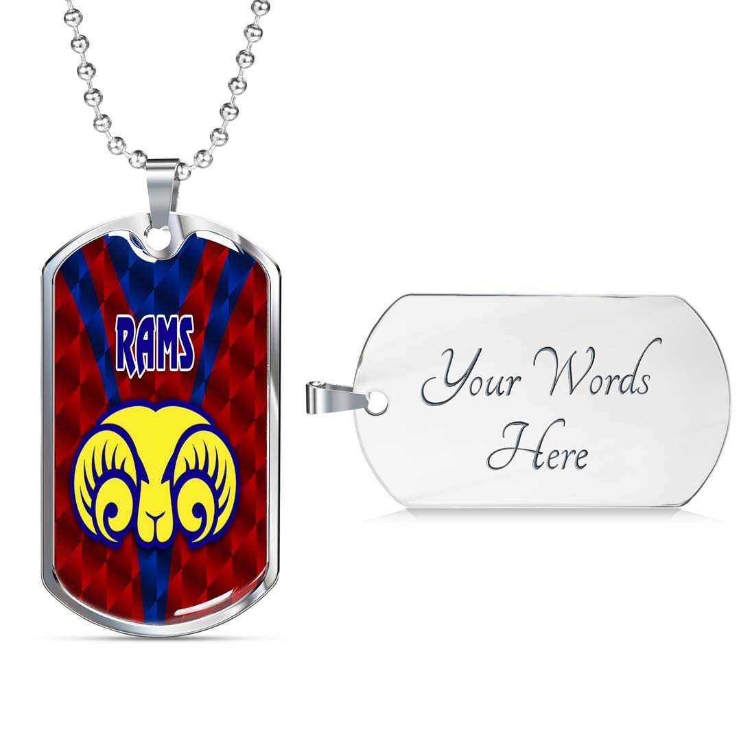 Vibe Hoodie Dog Tag - Adelaide Rams - Rugby Team Dog Tag
