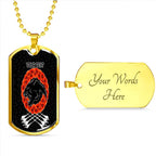 Vibe Hoodie Dog Tag - (Custom) Penrith Panthers and Poppy - Rugby Team Dog Tag