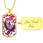 Vibe Hoodie Dog Tag - Manly-Warringah Sea Eagles Camo - Rugby Team Dog Tag