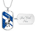 Vibe Hoodie Dog Tag - Canterbury-Bankstown Bulldogs Simple - Rugby Team Dog Tag
