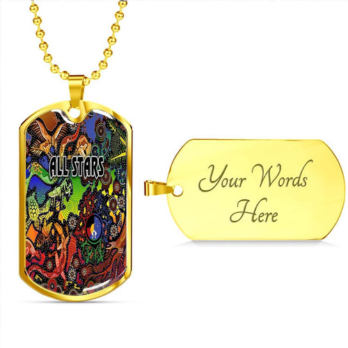 Vibe Hoodie Dog Tag - Indigenous All Stars Dog Tag