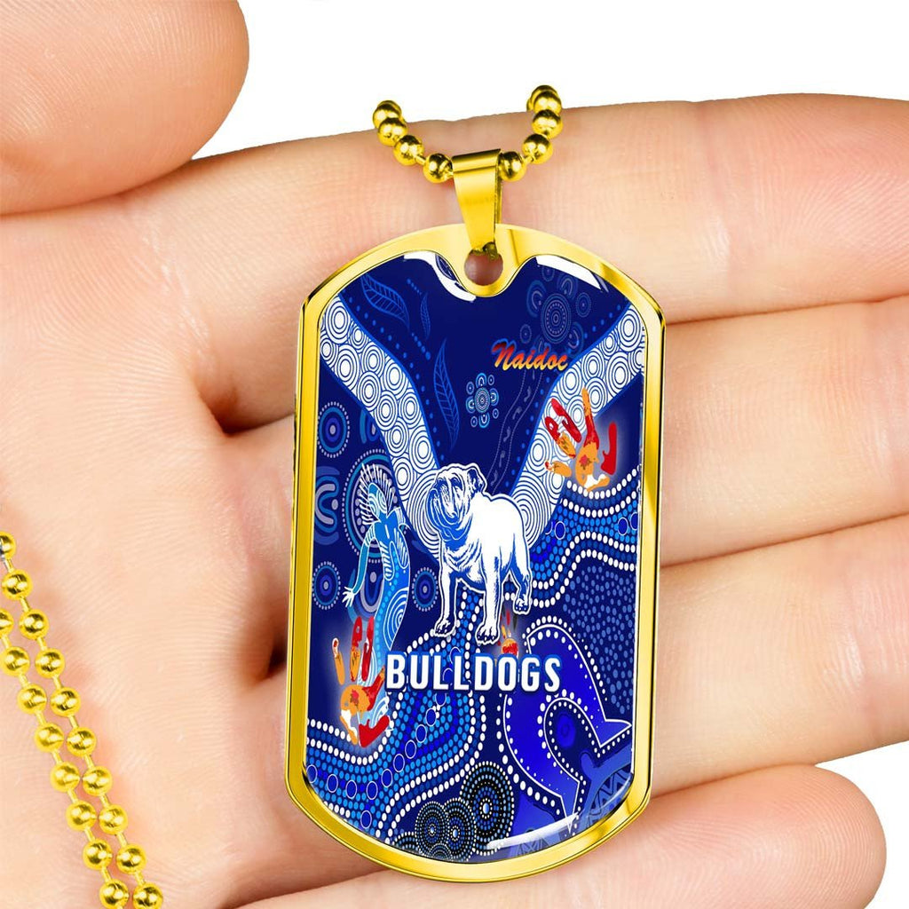 Vibe Hoodie Dog Tag - Canterbury-Bankstown Bulldogs Indigenous - Rugby Team Dog Tag