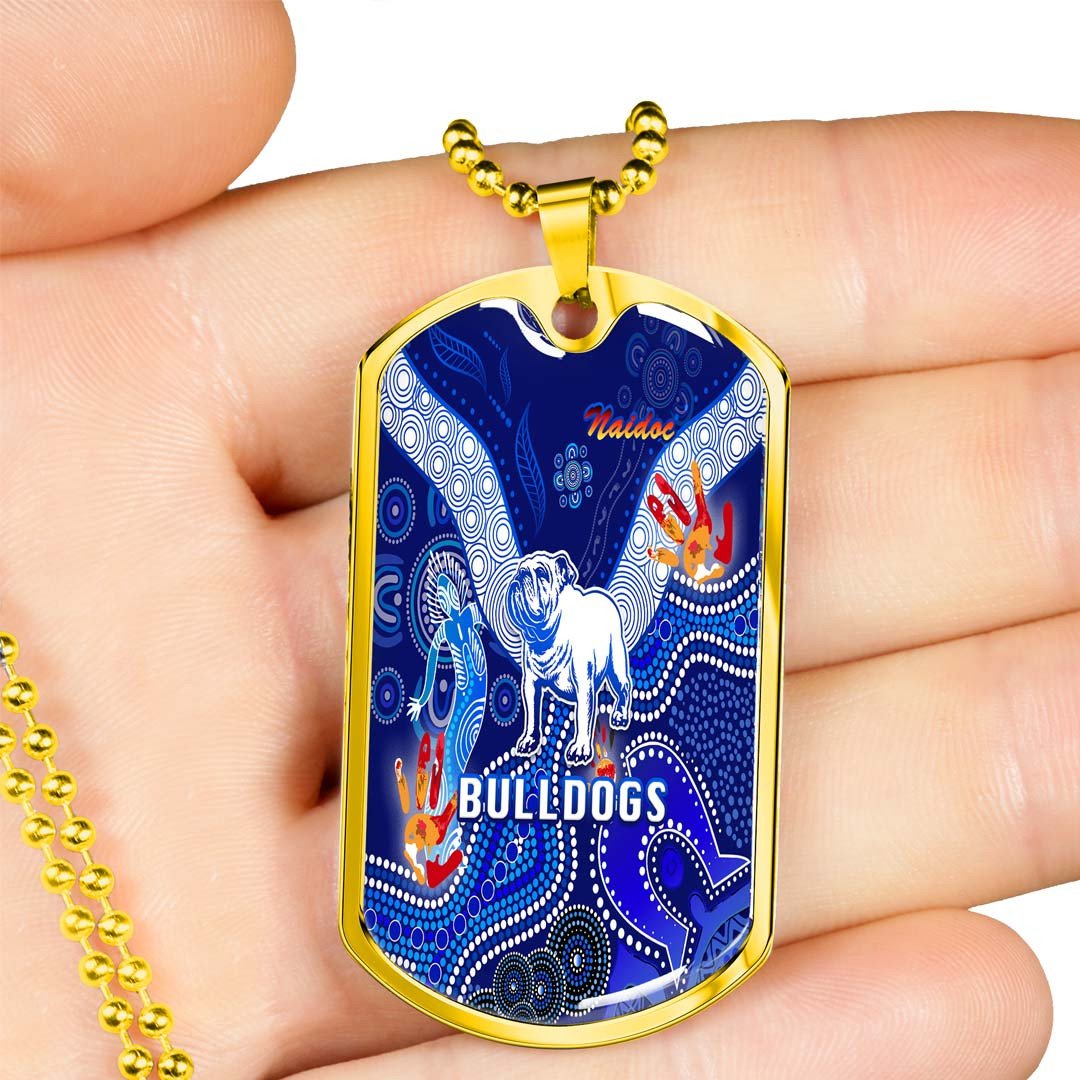 Vibe Hoodie Dog Tag - Canterbury-Bankstown Bulldogs Indigenous - Rugby Team Dog Tag