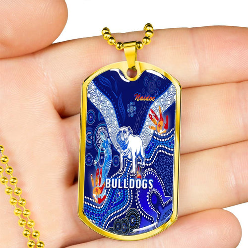 Vibe Hoodie Dog Tag - Canterbury-Bankstown Bulldogs Indigenous - Rugby Team Dog Tag