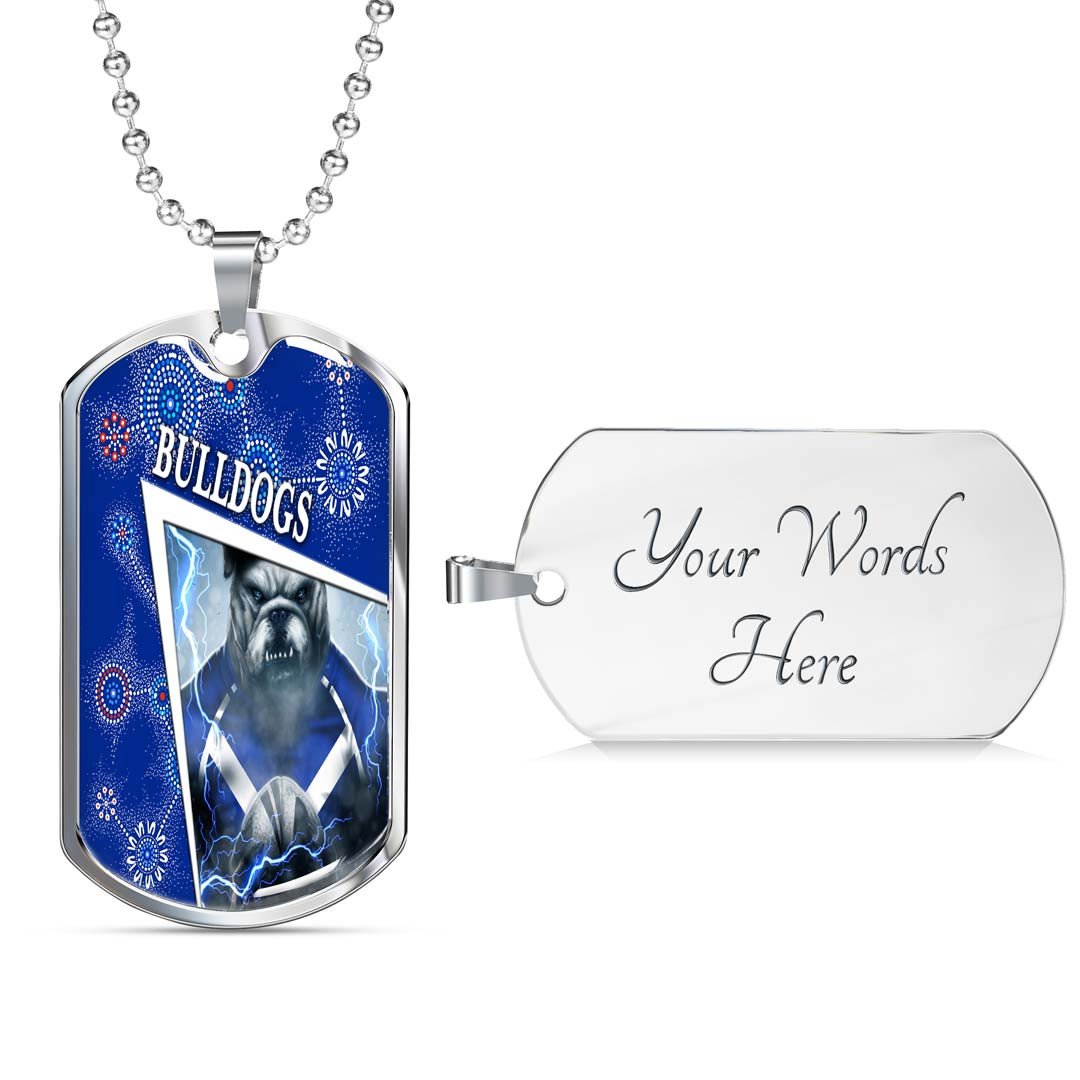 Vibe Hoodie Dog Tag - Canterbury-Bankstown Bulldogs Special Style - Rugby Team Dog Tag