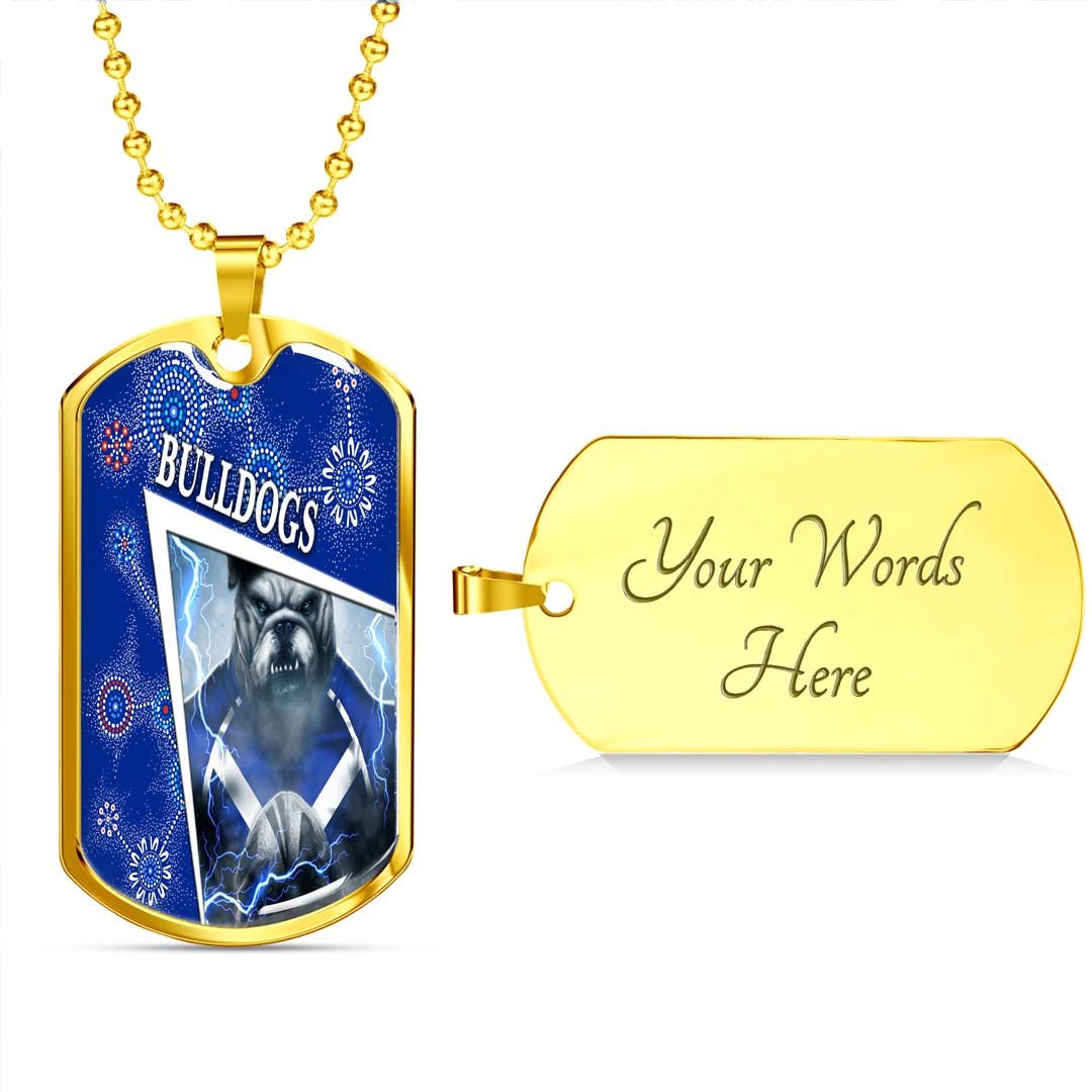 Vibe Hoodie Dog Tag - Canterbury-Bankstown Bulldogs Special Style - Rugby Team Dog Tag