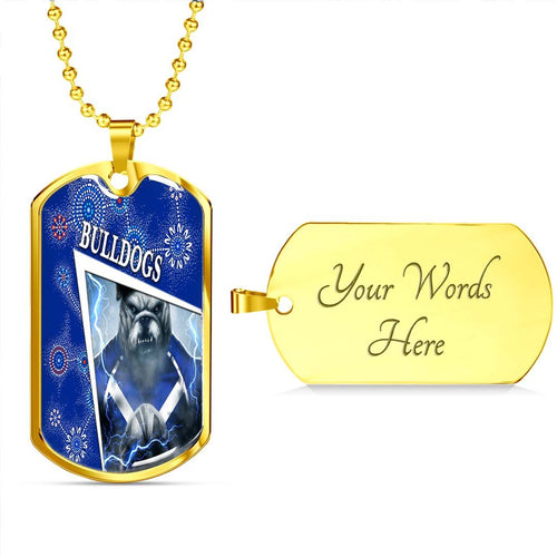 Vibe Hoodie Dog Tag - Canterbury-Bankstown Bulldogs Special Style - Rugby Team Dog Tag