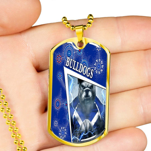 Vibe Hoodie Dog Tag - Canterbury-Bankstown Bulldogs Special Style - Rugby Team Dog Tag