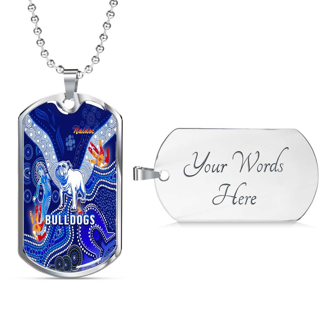 Vibe Hoodie Dog Tag - Canterbury-Bankstown Bulldogs Indigenous - Rugby Team Dog Tag