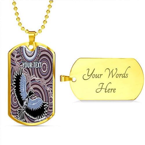 Vibe Hoodie Dog Tag - (Custom) Manly-Warringah Sea Eagles Indigenous Aboriginal - Rugby Team Dog Tag