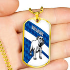 Vibe Hoodie Dog Tag - Canterbury-Bankstown Bulldogs Simple - Rugby Team Dog Tag