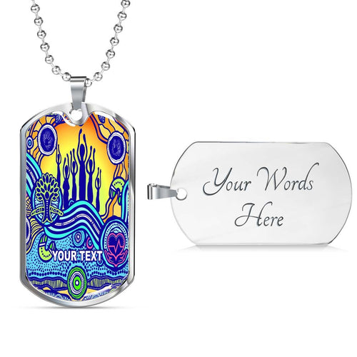 Vibe Hoodie Dog Tag - (Custom) Naidoc Heal Country Dog Tag