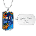 Vibe Hoodie Dog Tag - Parramatta Eels Indigenous Naidoc Royal Blue - Rugby Team Dog Tag