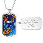 Vibe Hoodie Dog Tag - Parramatta Eels Indigenous Naidoc Royal Blue - Rugby Team Dog Tag