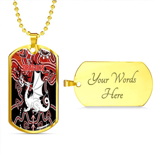 Vibe Hoodie Dog Tag - St. George Illawarra Dragons Special Indigenous - Rugby Team Dog Tag