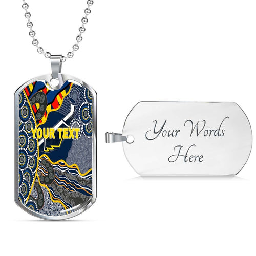 Vibe Hoodie Dog Tag - (Custom) North Queensland Cowboys Anzac Day Limited - Rugby Team Dog Tag