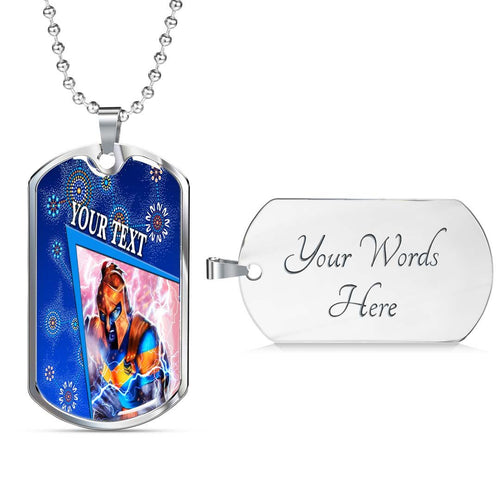 Vibe Hoodie Dog Tag - (Custom) Gold Coast Titans Special - Rugby Team Dog Tag