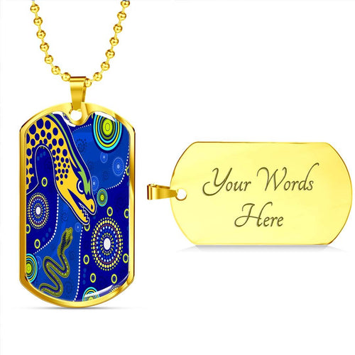 Vibe Hoodie Dog Tag - Parramatta Eels Indigenous Special Blue Version - Rugby Team Dog Tag
