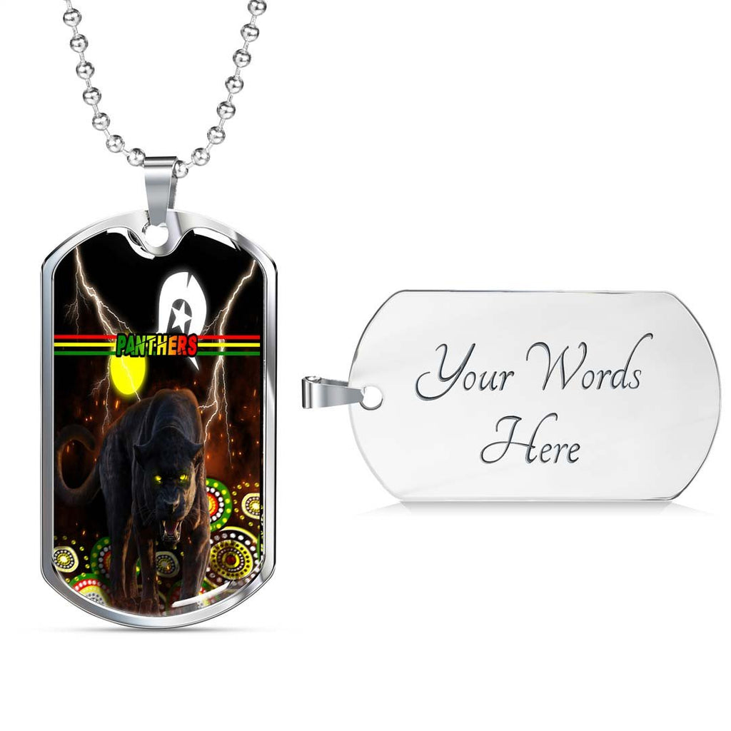 Vibe Hoodie Dog Tag - Penrith Panthers Naidoc - Rugby Team Dog Tag