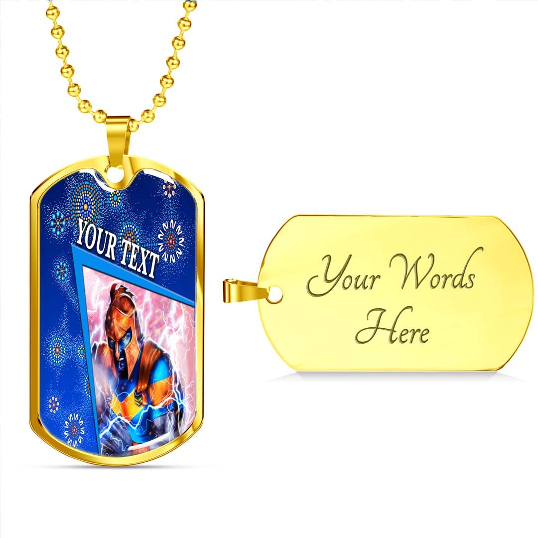 Vibe Hoodie Dog Tag - (Custom) Gold Coast Titans Special - Rugby Team Dog Tag